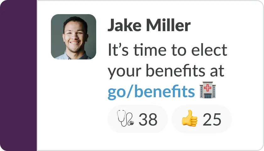 Go links for Slack 